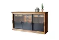 baario Sideboard Sideboard HOXT Industrial Design, 180cm breit massiv Mangoholz & Eisen Anrichte
