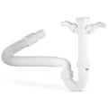 Xavax Röhrensiphon Siphon 34cm 1“ (2,54cm) Kunststoff Waschmaschine Spülmaschine