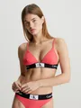 Triangel-Bikini-Top "FIXED TRIANGLE-RP", mit Logobund, Gr. M (38) - N-Gr, calypso coral N-Gr