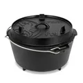 Petromax Dutch Oven Feuertopf m. Füße Gusseisen Schmortopf FT 0,5-18,0