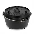 Dutch Oven Petromax Feuertopf mit Füße Gusseisen Schmortopf ft9 - 7,5 Liter