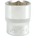 Kurze 6-Kant-Chrom-Steckschlüssel 1/2'' 24mm - Yt-1217