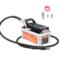 VEVOR 700 bar Lufthydraulische Pumpe 1,6L Hydraulikpumpe 0,8L/min (ohne Last) 0,16L/min (Belastung) Hydraulische Fußpumpe mit 2m Schlauch Luft Fußpumpe Autoreparatur Öltakelage Maschinenwartung