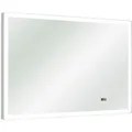 Xora Badezimmerspiegel Flächenspiegel, Glas, rechteckig, 110x70x4.5 cm, feuchtraumgeeignet, in verschiedenen Größen erhältlich, Uhrzeit – Anzeige, Badezimmer, Badezimmerspiegel, Badspiegel