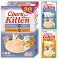 INABA Churu Kitten cremige Snacks Kätzchen Huhn Thunfisch getreidefrei 20x14g