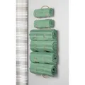 mDesign Handtuchregal Wand messing 6 Ablagen Handtuchhalter Badetuchhalter