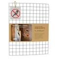 Drahtgitter für Insektenhotel 33x22,8cm I 19mm Maschenweite I Schutzgitter für Wildbienen I Metallgitter Bienenhotel I Vogelschutz Insektenhotel (Silber, 8 Stück)
