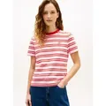 Tommy Hilfiger Kurzarmshirt TH SCRIPT REGULAR C-NECK SHORT SLEEVE TEE rosa M (40)