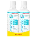 meridol Mundspülung 2x400ml - antibakterieller Effekt für gesunde Zähne & Zahnfleisch, ohne Alkohol