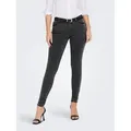ONLY Skinny-fit-Jeans ONLRAIN LIFE REG SKINNY DNM mit Gürtelschlaufen grau L (40)