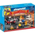 PLAYMOBIL, Adventskalender "Feuerwehreinsatz auf der Baustelle", 9486 - Bunt