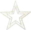 Großer LED Stern Weihnachtsstern D: 50cm zum Hängen mit 1440 LED warmweiss