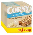 Müsliriegel free Weiße Schoko, ohne Zuckerzusatz, 65 kcal pro Riegel, 60x20g