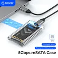 ORICO mSATA SSD Adapter 5 Gbit/s mSATA auf USB 3.0 Typ-C Gehäuse für 3050 SSD