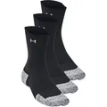 Under Armour Velociti Run Cush Crew 3pack Laufsocken Unisex - schwarz, schwarz, Größe M (auch verfügbar in S, XL)