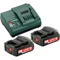 Metabo BS 14.4 Akku Bohrschrauber 14,4 V 40 Nm ( 602206540 ) + 2x Akku 2,0 Ah + Ladegerät + Koffer