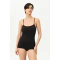 Mey Spaghettitop Mey Damen Spaghetti-Top Serie Superfine Organic (1-tlg) schwarz XXL (46)
