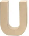 Glorex Papp-Buchstabe U 17,5 x 5,5 cm