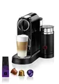Nespresso De'Longhi EN267.BAE Citiz Kaffeemaschine mit Milchaufschäumer, Energiesparfunktion, 1710W, 1 Liter, 37.2 x 21.8 x 27.7 cm, Schwarz
