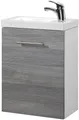 welltime Waschtisch-Set Trento, verschiedene Ausführungen und Farben, BxTxH: 40x23x56 cm, Gästebad SlimLine, Waschplatz