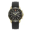 Swiss Alpine Military Herren Uhr Chronograph Analog Quarz 7089.9817SAM Silikon