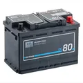 ECTIVE DC 80 Gel Batterie 12V 80Ah – Deep Cycle Versorgungsbatterie wartungsfrei & gasungsfrei – ideal für Solar, Wohnmobil, Camper, Boot