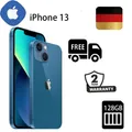 NEU Apple iPhone 13 - 128GB - Blau (Ohne Simlock) (Dual-SIM)✔️24 Monate Garantie