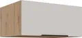 Aufsatzschrank Hochschrank 80 cm Küche SOLANO Kaschmir beige + Eiche Artisan matt Küchenzeile Küchenblock