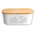 KESPER® Brotkasten Brotbox, Bambus, Kunststoff, (1-tlg), Deckel als Schneidebrett verwendbar