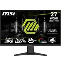 MSI MAG 275QF 27 Zoll WQHD Gaming Monitor - 2560 x 1440 Rapid IPS Panel, 180 Hz / 0.5ms (GtG, Min.),101% sRGB Colour Gamut, Frameless Design, HDR Ready - DisplayPort 1.4, HDMI 2.0b(WQHD@144Hz)