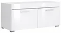 Schuhbank "Avena", weiß matt/weiß Hochglanz B/H/T: 91 cm x 42 cm x 38 cm