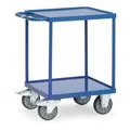 fetra Tischwagen 2496W mit Stahlblech-Wannen - Tragkraft 500kg TPE-Reifen