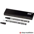 2x Montblanc Rollerball/Tintenroller Mine LeGrand M Mystery Black Schwarz Refill
