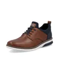 Rieker Herren Low-Top Sneaker 14450, Männer Halbschuhe,straßenschuhe,Strassenschuhe,Sportschuhe,Freizeitschuhe,Turnschuhe,braun (22),46 EU / 11 UK