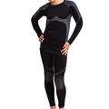 Gomati Kinder Thermo Unterwäsche Set - Seamless - Grau 134-140