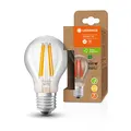 LEDVANCE LED Stromsparlampe, Filament Birne mit E27 Sockel, Warmweiß (3000K), 7,2 Watt, ersetzt herkömmliche 100W-Leuchtmittel, besonders hohe Energieeffizienz und stromsparend, 1er-Pack, Glass