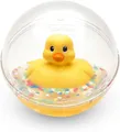 Fisher-Price WaterMates Entchenball, Lustige Ente in Kugel mit Konfetti, Baby
