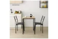 HTI-Living Essgruppe Essgruppe Thora 3-teilig Tischplatte San Remo, (Set, 3-tlg., 1 Tisch, 2 Stühle)