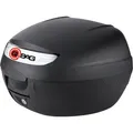 QBag Topcase SH26 26L schwarz mit Adapterplatte für POLO Motorradfahrer