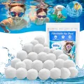 Filterbälle für Sandfilteranlagen,800g Filterbälle Pool Ersatz Für 28Kg Filte...