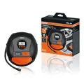 OSRAM TYREinflate 450, Digitale Reifenpumpe mit Auto-Stopp und LED Licht, tragbarer 12V Kompressor für Autoreifen, Stromanschluss via Zigarettenanzünder, Reifenbefüllung in 3,5 Minuten