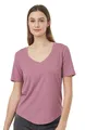 Tentree Womens Treeblend V-Neck T-Shirt dusky orchid heather - Größe S
