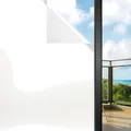 Fensterfolie Milchglas Sichtschutzfolie UV-Schutz selbstklebend groß