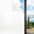 Fensterfolie Blickdicht, Milchglasfolie Selbstklebend Fenster Sichtschutzfoli...
