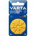 Varta - Hörgerätebatterie 10 / A10 / Pr70 8er-pack