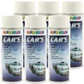 Dupli-Color Lackspray weiß glänzend 6x 400ml Rallye Lack Car's Sprühlack
