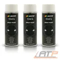 MOTIP 3x 400 ml CAR'S RALLYE-LACK SPRAYDOSE WEISS GLÄNZEND SPRÜHLACK