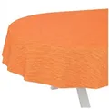 ANRO Tischdecke Wachstuchtischdecke Gartentischdecke Wachstischdecke (Einzelstück 1-tlg), Glatt 140x160cm Oval wasserabweisend rot Oval | 140 cm x 160 cm x 0.25 mm