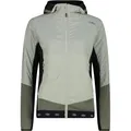 CMP Damen Hybrid Hoodie Jacke, pistacchio, XL