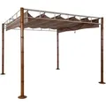 MCW Pergola L42 Taupe-Braun 3x3m